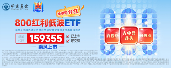 30年国债收益率跌破2%，红利卷土重来！全市场唯一800红利低波ETF（159355）逆市飘红，凸显防御性